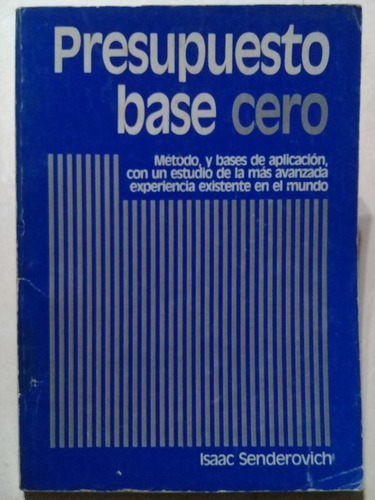 Presupuesto Base Cero - Isaac Senderovich - 1981 -