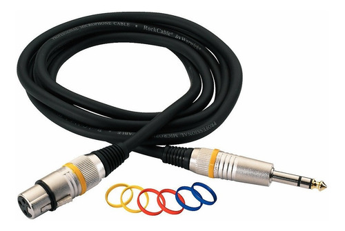 Imagen 2 de 10 de Cable Warwick Rockcable Canon-plug 6m