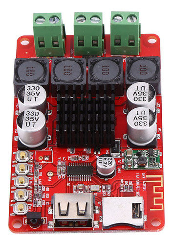 Receptor De Audio Bluetooth Portátil 50w+50w Tarjeta Tf