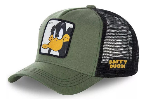 Gorra Looney Tunes Pato Lucas Trucker Duck Green