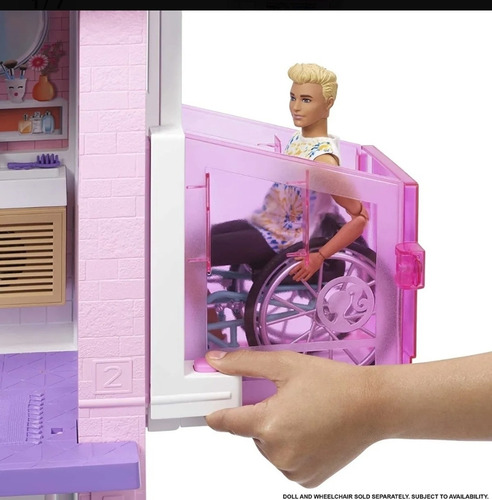 Imagen 3 de 7 de Casa Barbie Dreamhouse, 75 Accesorios Original