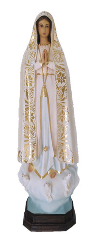 Imagen Virgen De Fatima Escultura Religiosa Católica 
