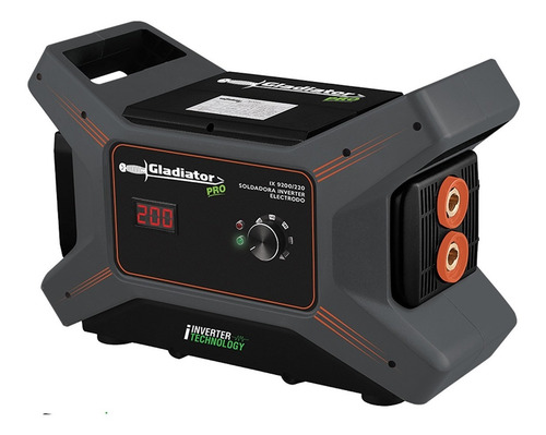 Soldadora Gladiator Compacta 200 Amp. Displey Diseño X