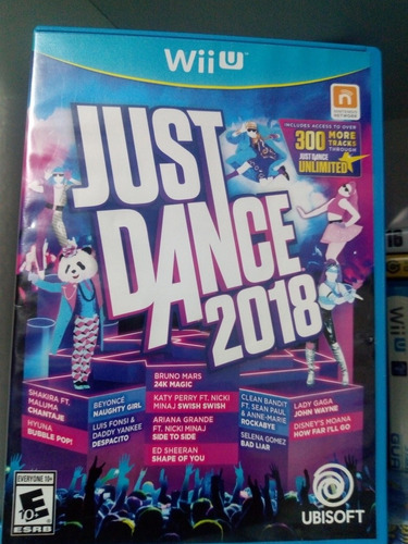 Juego Para Nintendo Wii U Just Dance 2018 Wii Wiiu Baile 