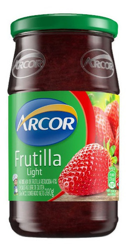 Mermelada Arcor De Frutilla Light X 390 Gr