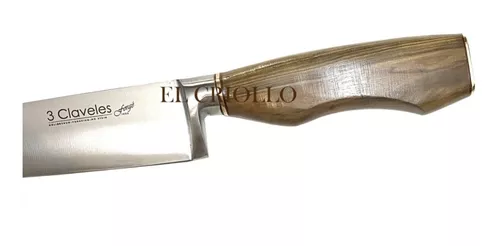 Cuchillo Criollo Forge 3 Claveles A5527 de 20 CM. en Asta de