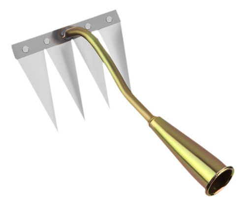 Herramienta De Hierba De Jardinería Desmontable 4 Dientes