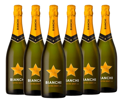 Champagne Bianchi Extra Brut 750ml. Caja X6