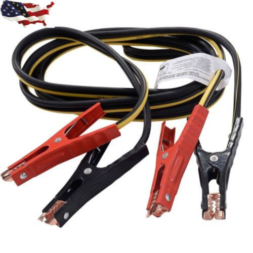 Nuevo 12 Pies Gague 6 Booster Cable Cables Power Jumper Inic