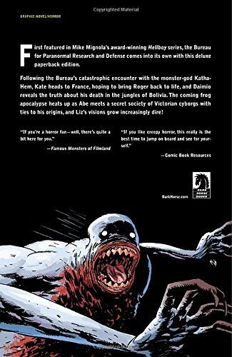 B.p.r.d Plague Of Frogs Volume 3, De Mignola, Mike. Editorial Dark Horse Books, Tapa Blanda En Inglés, 2015
