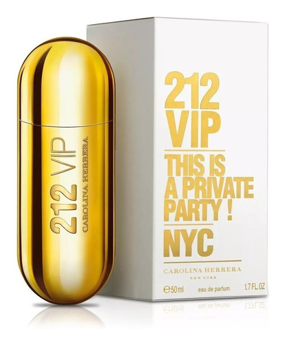 Carolina Herrera 212 Vip Vip Edp 50ml Para Feminino
