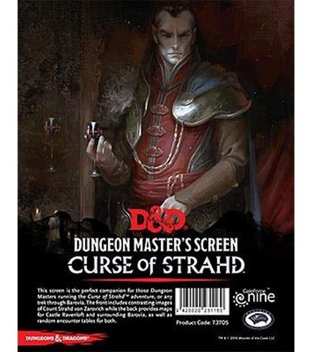 D-d Dungeon Master.s Curse Of Strahd Juego De Mesa