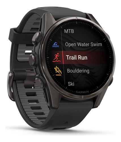 Monitor Garmin Fénix 8 43mm Amoled Safiro Titanio