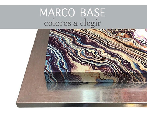 Cuadro Canvas Enmarcado Ingles Señal Nombres 90x140cm