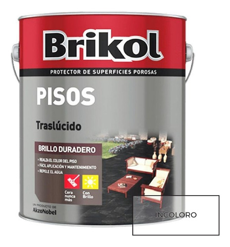 Brikol Pisos Traslúcido 1 L - Color Incoloro