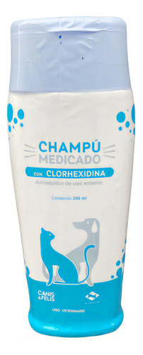 Champu Canis y Felis Medicado con Clorhexidina 200ml