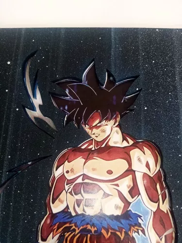 Cuaderno Mdf Pintado Goku Ultra Instinto