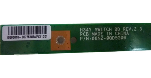 Imagen 2 de 2 de Boton De Encendido Notebook Bangho L630 L650 L660