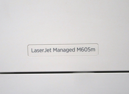 Impresora Hp Laserjet Managed M605dn (l3u53a) 55ppm, Duplex Color Blanco - Bueno (Reacondicionado)