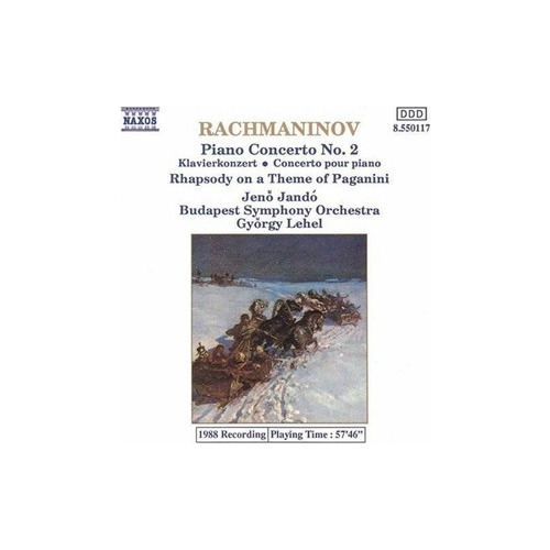 Rachmaninoff/jando/lehel Piano Concerto 2/rhapsody On A Paga