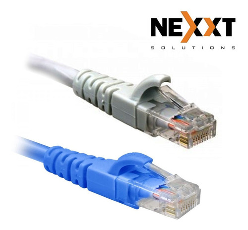 Cable De Red Utp Patch Cord Nexxt Cat5e Certificado 7 Pies