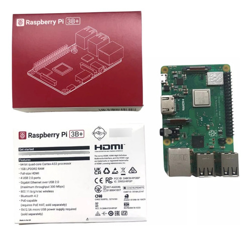 Raspberry Pi3 B Modelo B+ Plus 1,4ghz