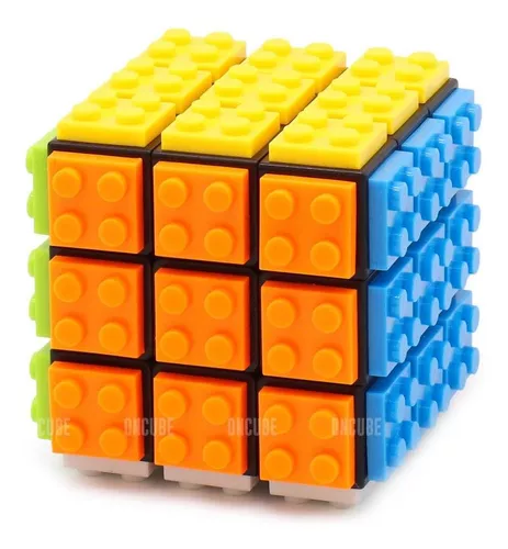 Cubo Mágico 3x3x3 Bulding Blocks Fanxin - LEGO - ONCUBE - Oncube: os  melhores cubos mágicos você encontra aqui