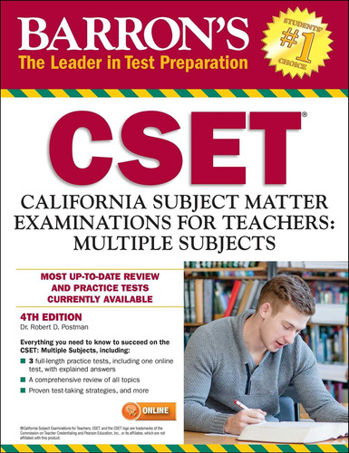 Libro: Cset: California Subject Matter Exams For Teachers: M