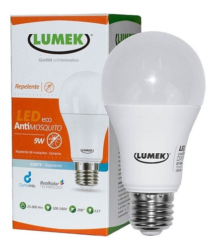 Bombillo Led Anti Mosquito 9w 6500k E27 Lumek