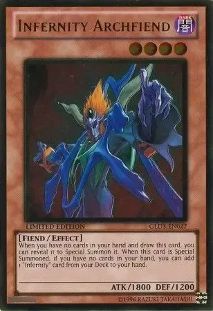 gold ultra rare yugioh cards Yu-Gi-Oh! Limited Edition 24k Plated Gandra the Dragon of Destruc Fanattik Premium Gold Rares are the ultimate evolution of the Yu Yu-gi-oh Infernity Archfiend - Gold