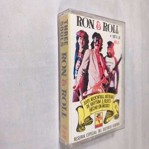 Casete Ron & Roll / Viejas Rolas De Rock Three Souls (Usado)