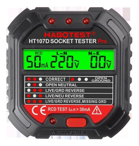 Probador Diferencial Tester De Enchufes