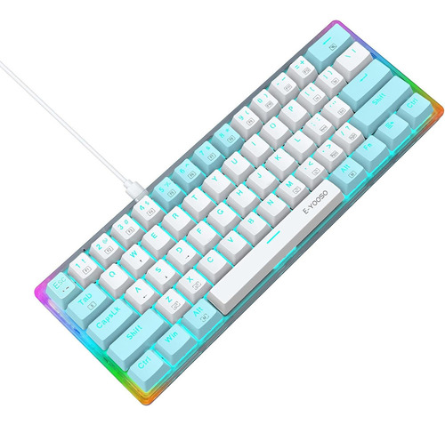 Teclado Mecánico Para Juegosal60%:yoosoz-11tconilumina.oixc1