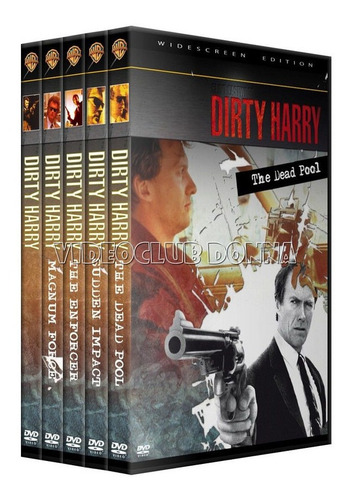 Dirty Harry El Sucio Coleccion Clint Eastwood 5 Dvds Pack