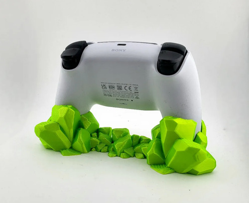 Soporte Stand De Mesa Para Joystick Dualsense Ps5 Piedras Negro