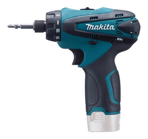 Parafusadeira Furadeira Bateria 12v Df030dz Makita S/bateria Cor Azul-turquesa