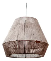 Comprar Lampara Colgante Rustico Hilo Yute Diamante Grande