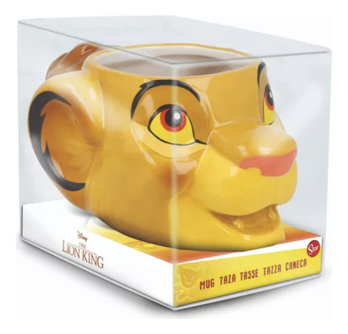 Taza Tazon Simba 3d Rey Leon Disney