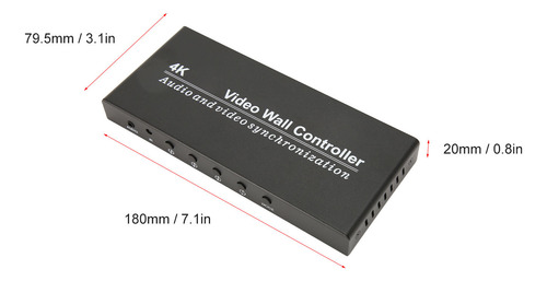 Controlador De Videowall, Procesador De Pared, 4k, 30 Hz, 1