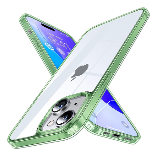 Funda Para iPhone 15- Humixx (transparente) Verde
