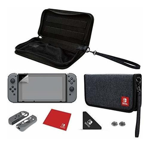 Nintendo Switch Starter Kit Con Estuche De Viaje, Protector