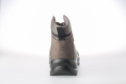 Botas Calzado Lona Cuero Hombre Deportiva Impermeable - Negr