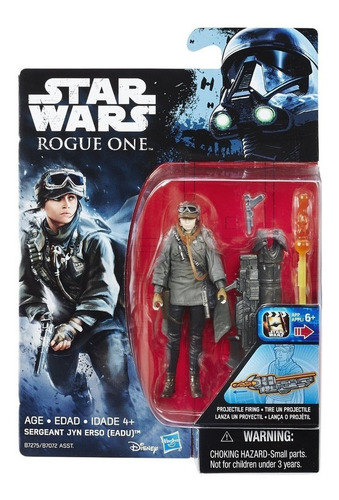 Star Wars Rogue One Figura Sargento Jyn Erso Eadu Hasbro
