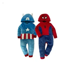 Comprar Kit 2 Mamelucos Marvel Capitán América Y Spiderman 
