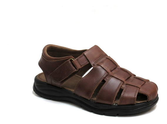 sandalias hombre cuero