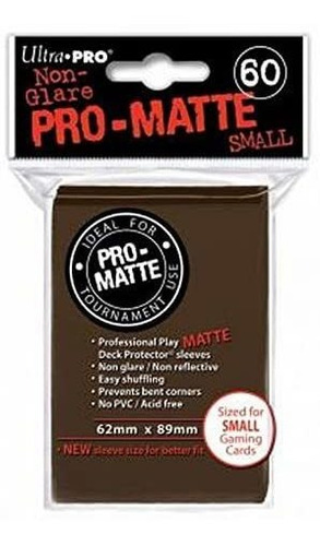 Ultra-pro Pro-matte Mangas   cafe, Pequeño   para Yu-g