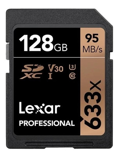 Cartão de memória Lexar LSD128CB633  Professional 633x 128GB