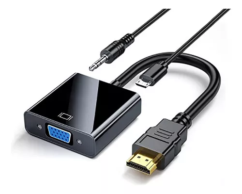 Mitzu® Convertidor de HDMI a VGA con salida de audio - 2 Pantallas