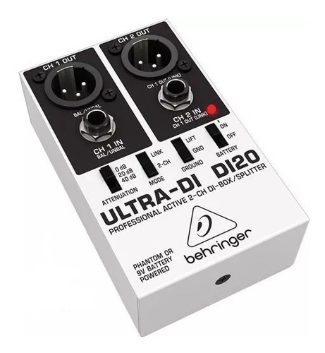 Behringer Ultra-di Di20 Caja Directa Activa 2 Canales Oferta