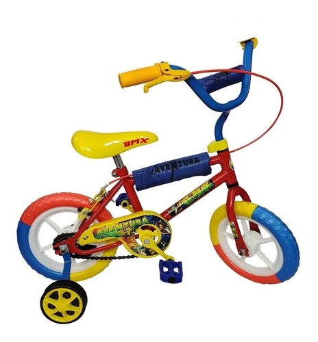 Bicicleta R12 Infantil Nene Niño Con Rueditas De Apoyo